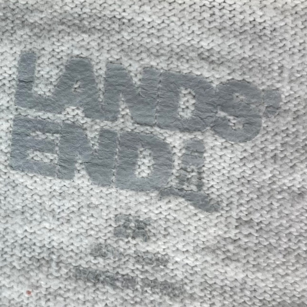 Lands End Sz 2X 3X 20W 22W Top Tunic Shirt White Lace Up Nautical - Picture 5 of 6